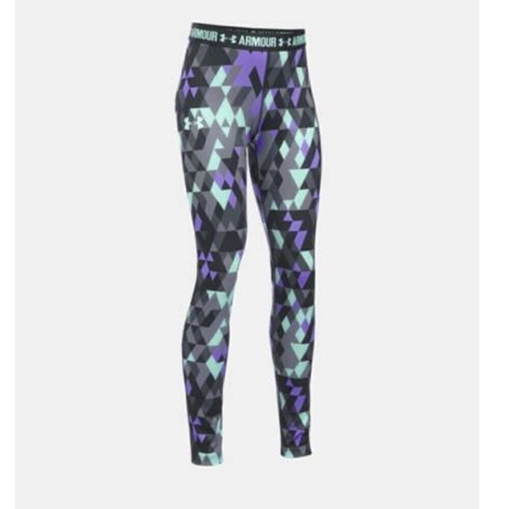 🚨Under Armour Girls HeatGear Printed Leggings